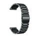 Watch Strap 20mm Stainless Steel - Quick Release (Black)