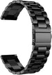 Watch Strap 22mm Stainless Steel - Quick Release (Black)