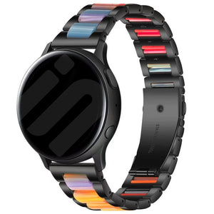 Amazfit GTR Mini Steel Resin Strap (Black/Colourful)