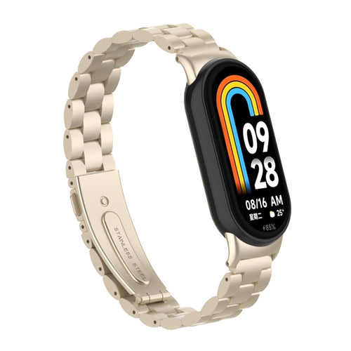 Correa acero Xiaomi Smart Band 10 (blanco estrella)