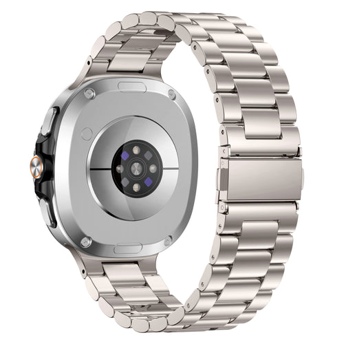 Samsung Galaxy Watch 8 Classic stalen bandje (sterrenlicht)