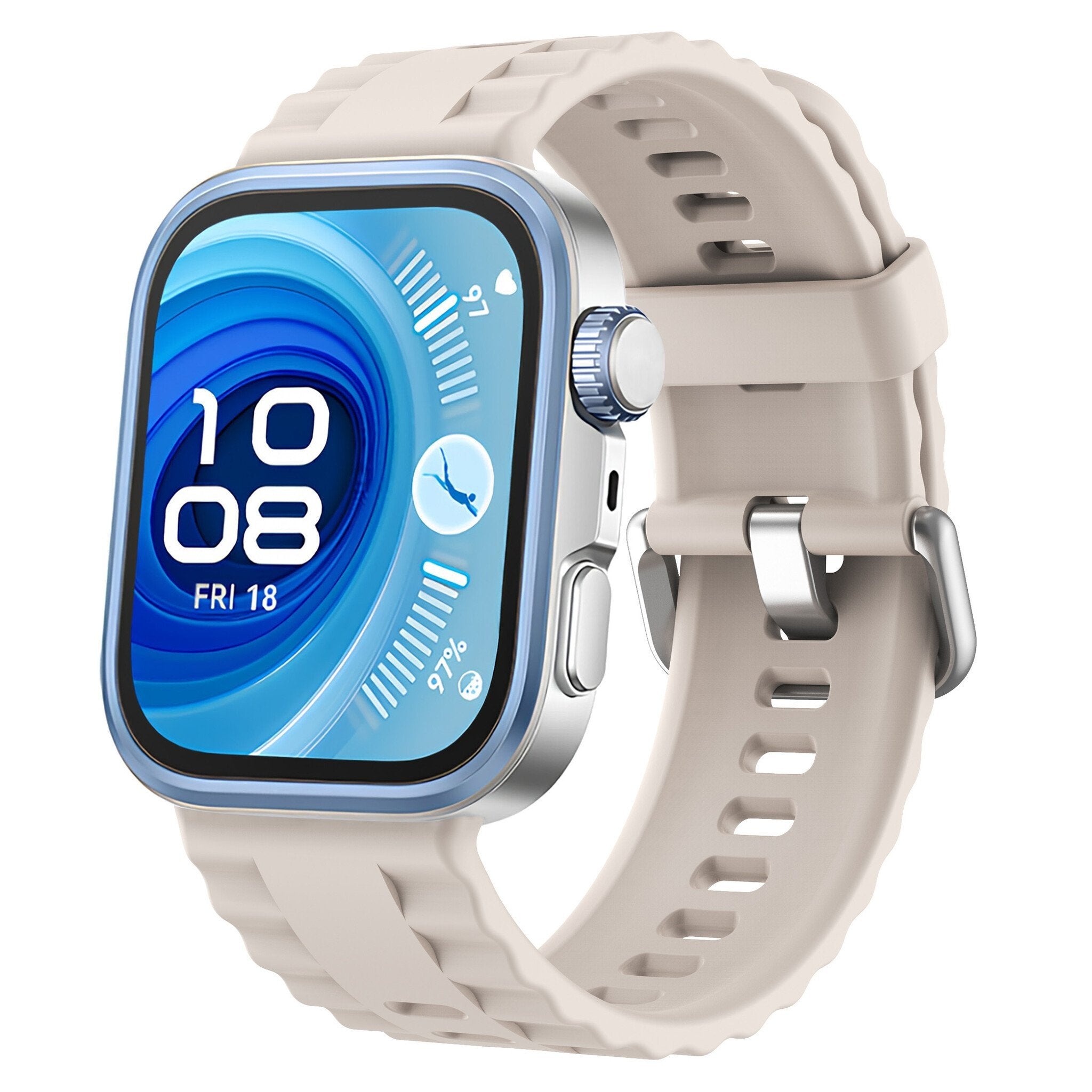Correa silicona Classic Huawei Watch Fit 4 Pro (blanco estrella)