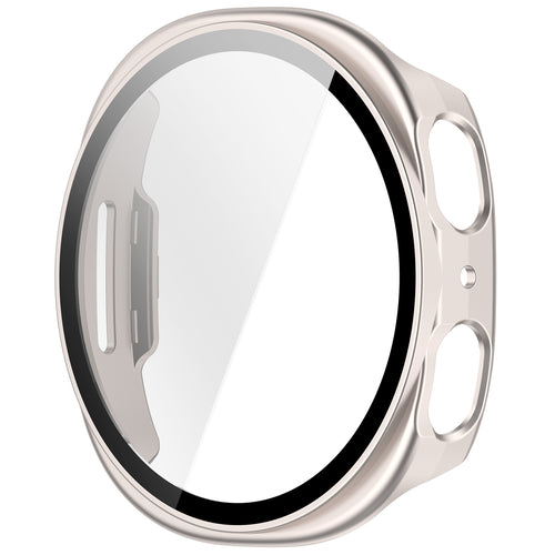 Samsung Galaxy Watch 8 - 40mm hard case met glas (sterrenlicht)