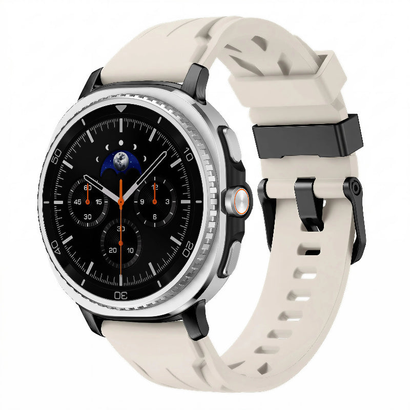 galaxy watch 8 race silicone band starlight