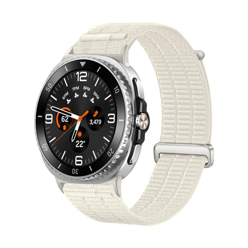 Samsung Galaxy Watch 8 - 44mm nylon air band (sterrenlicht)