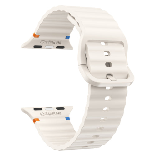 Apple Watch Wave Silikonarmband (Polarstern)