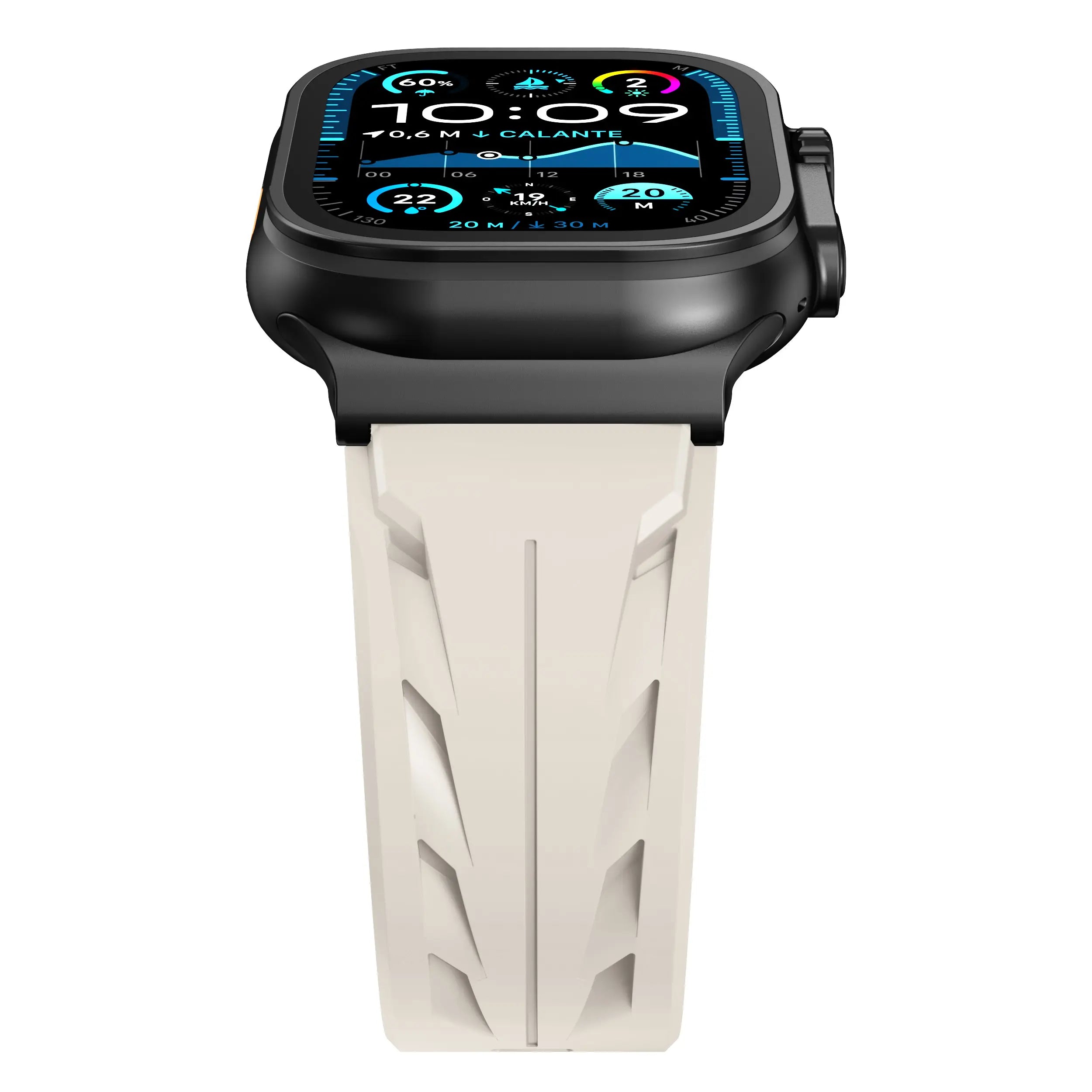 Apple Watch Race Silikonarmband (Polarstern)