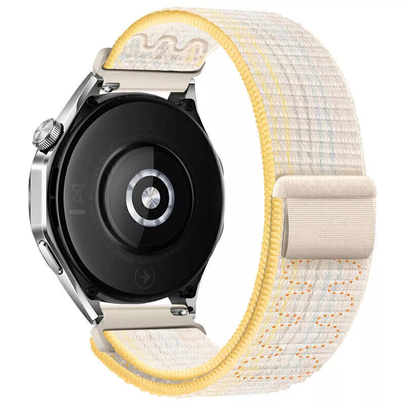 Correa nylon OnePlus Watch 3 - 43mm (blanco estrella mix)