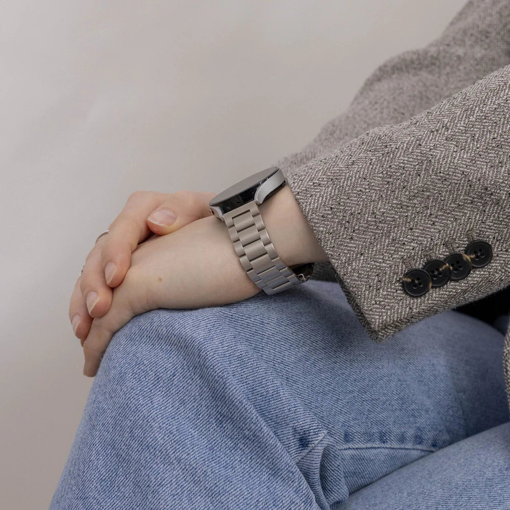 Amazfit GTS 4 Steel Strap (Starlight)