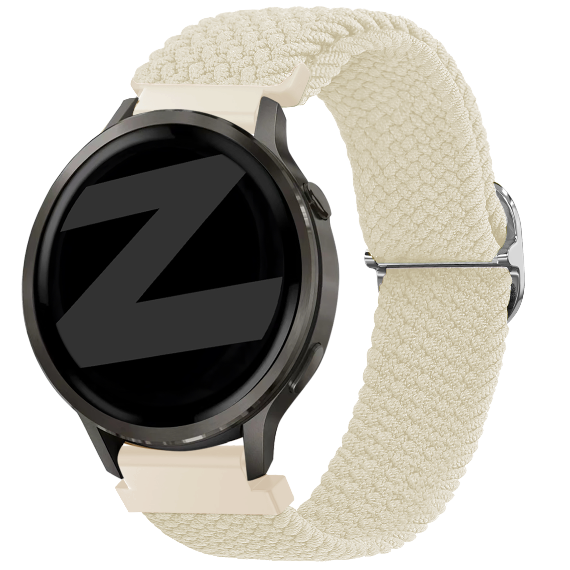 Bandz Correa trenzada ajustable Garmin Venu 4 - 41mm (blanco estrella)