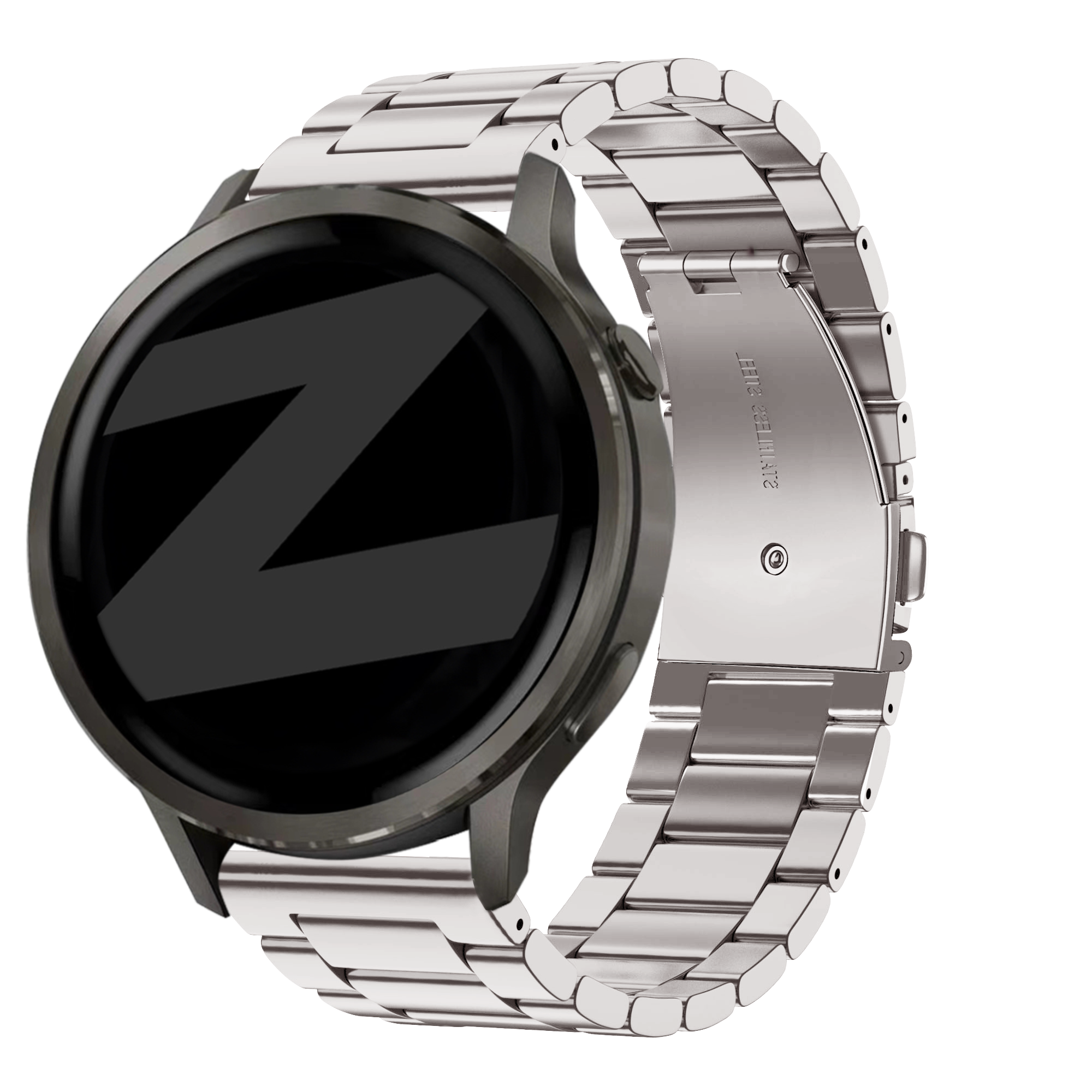Bandz Garmin Forerunner 170 Steel Strap 'Classic' (Starlight)