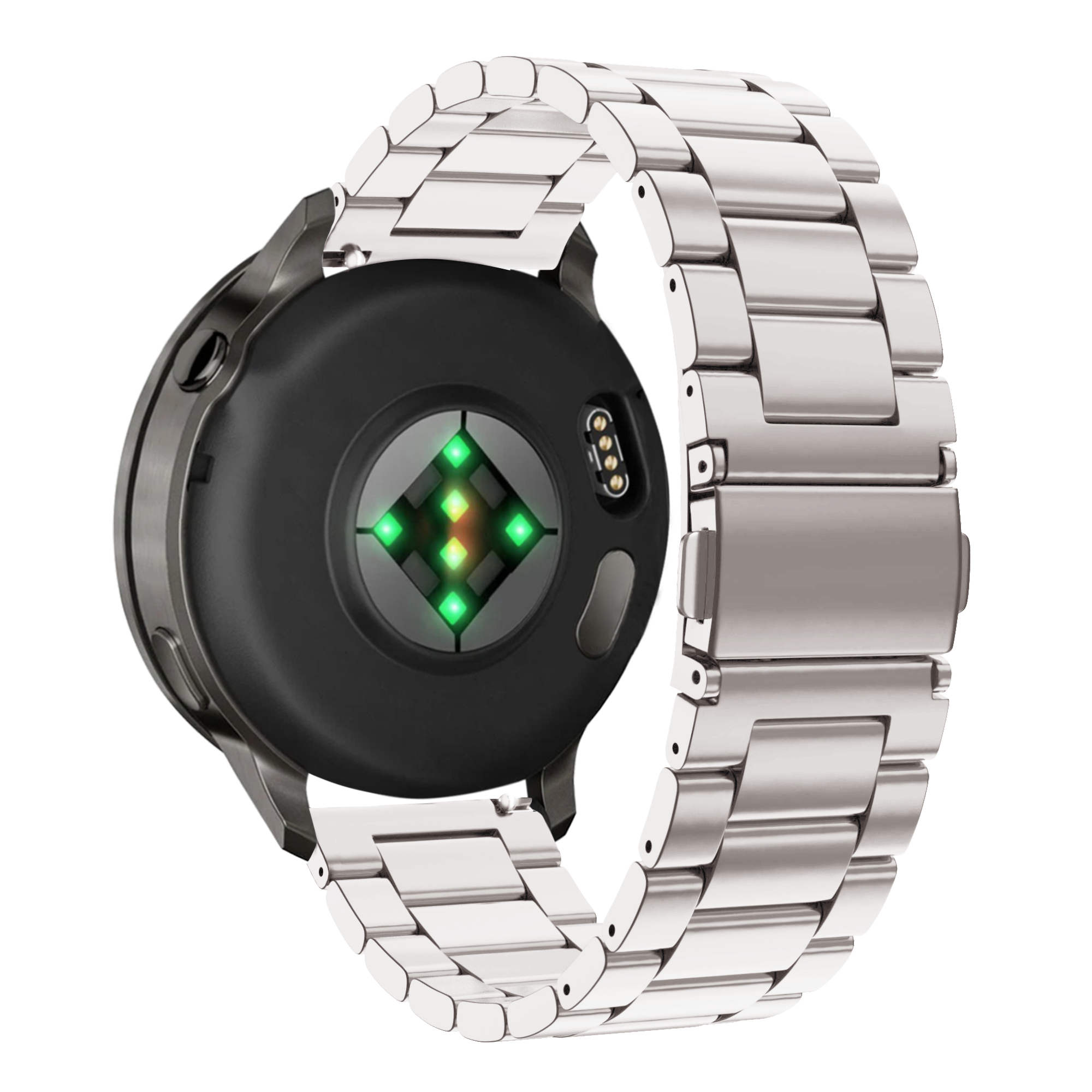 Bandz Garmin Forerunner 170 Steel Strap 'Classic' (Starlight)