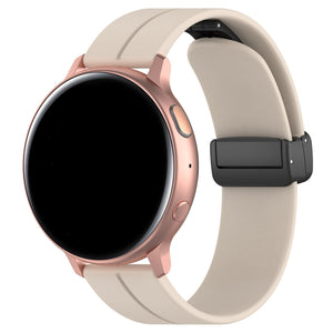 Withings Steel HR Sport D-Buckle Silicone Strap (Starlight)