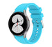 Samsung Galaxy Watch 4 40mm Silicone Strap Perfect Fit (Light Blue)