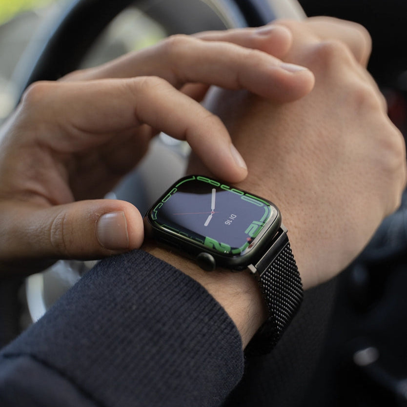 Correa acero milanese Apple Watch (negro)