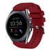 Fossil Gen 5e 44mm Silicone Strap (Burgundy)