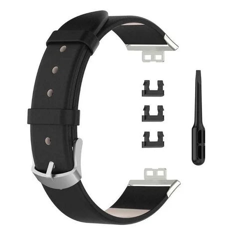 Huawei Watch Fit SE Lederarmband (Schwarz)