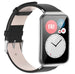 Correa cuero Huawei Watch Fit SE (negra)