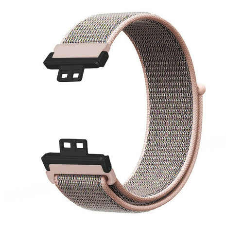 Correa nylon Huawei Watch Fit SE (rosa arena)