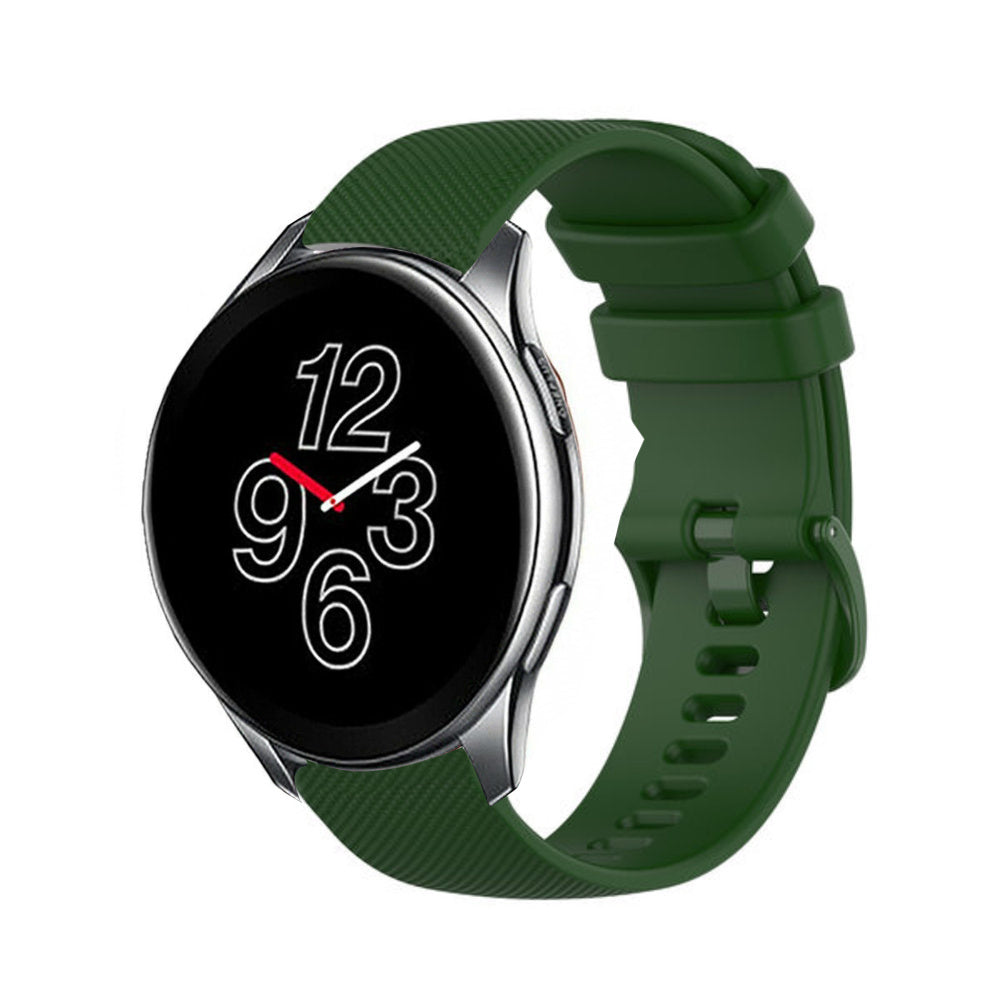 Correa silicona de lujo OnePlus Watch 3 (verde militar)