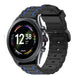 Fossil Gen 6 44mm Silicone Strap Tough (Black/Blue)