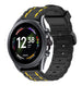 Fossil Gen 6 44mm Silicone Strap Tough (Black/Yellow)