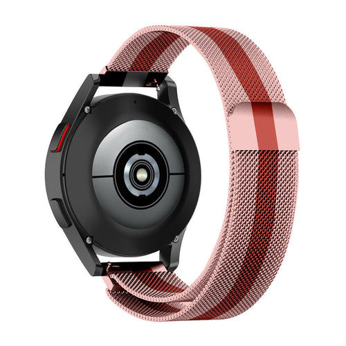 Coros Apex 2 Milanese Strap (Pink/Red)