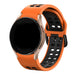 Samsung Galaxy Watch 5 Pro Sport Square Strap (Orange/Black)