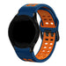 Samsung Galaxy Watch 5 Pro Sport Square Strap (Blue/Orange)