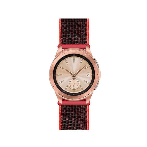 Xiaomi Watch S3 Nylonarmband (Schwarz/Orange)