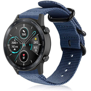 Honor Magic Watch 2 Nylonarmband mit Schnallenverschluss (Blau)