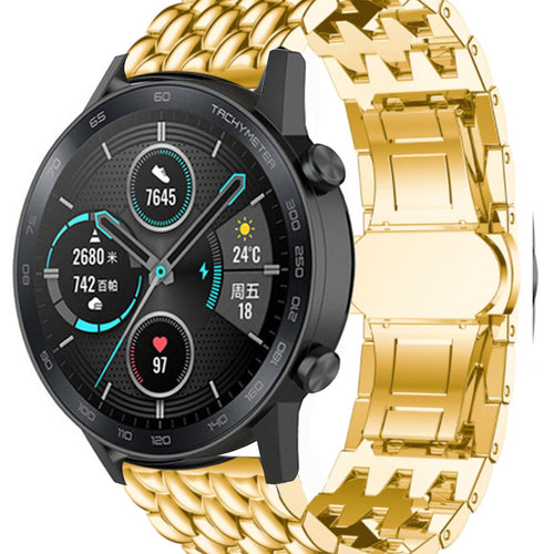 Correa acero Dragon Honor Magic Watch 2 (dorado)