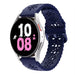 Samsung Galaxy Watch 5 44mm Silicone Strap Patterned (Dark Blue)