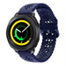 Samsung Gear Sport Silikonarmband mit Muster (Dunkelblau)
