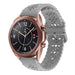 Samsung Galaxy Watch 3 41mm Silikonarmband mit Muster (Grau)