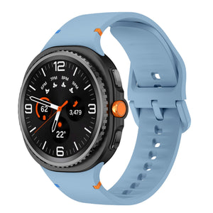 Samsung Galaxy Watch 8 - 40 mm Silikonarmband (blau)