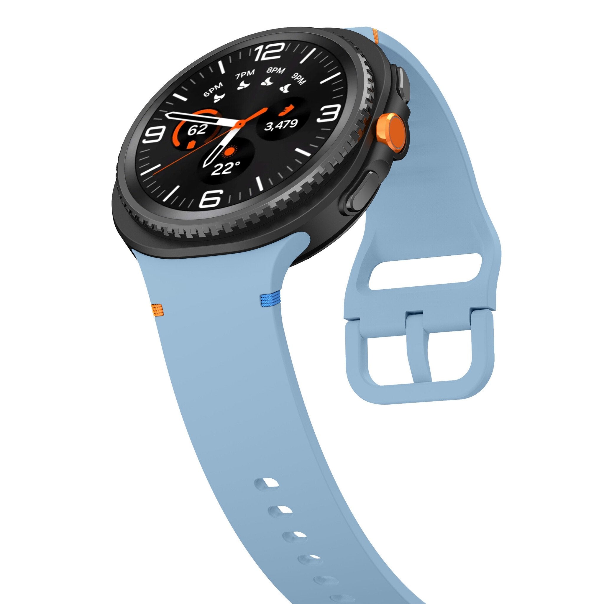 Samsung Galaxy Watch 8 - 40mm Silicone Strap (Blue)
