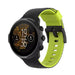 Suunto 7 siliconen bandje (lichtgroen/zwart)