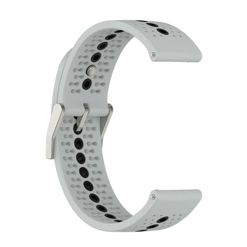 Suunto Race 2 Silikonarmband (Grau/Schwarz)
