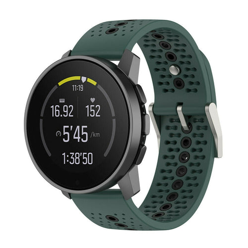 Suunto Race (S) Silikonarmband (Grün/Schwarz)