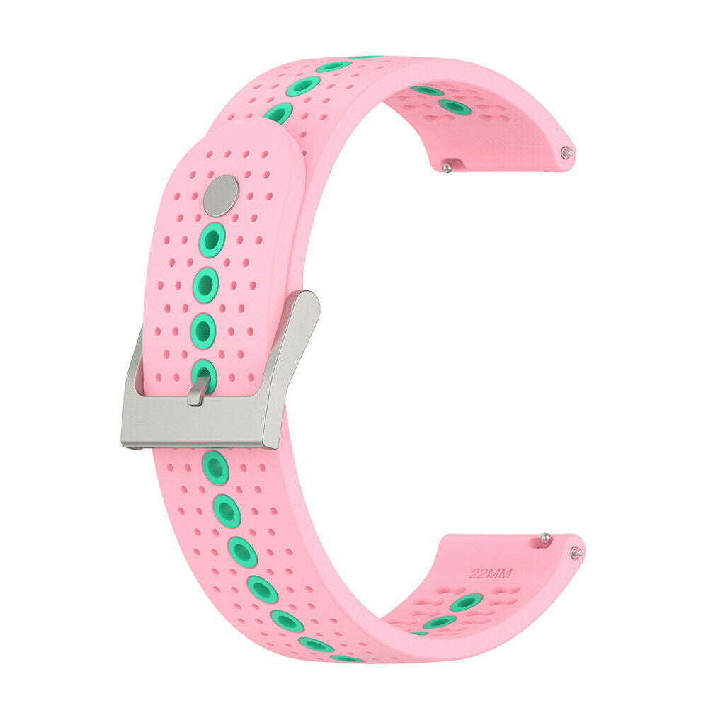 Suunto Run Silicone Strap (Pink/Aqua)