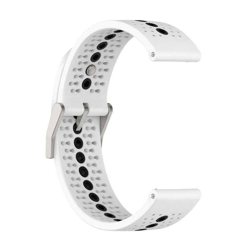 Suunto Race (S) Silikonarmband (Weiß/Schwarz)