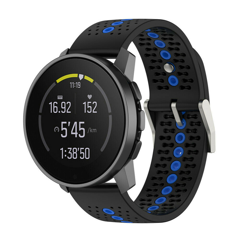Suunto Vertical 2 Silicone Strap (Black/Blue)
