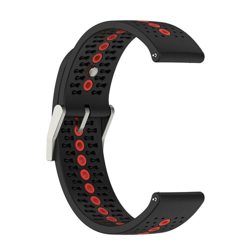 Bracelet silicone Suunto Race (S) (noir/rouge)