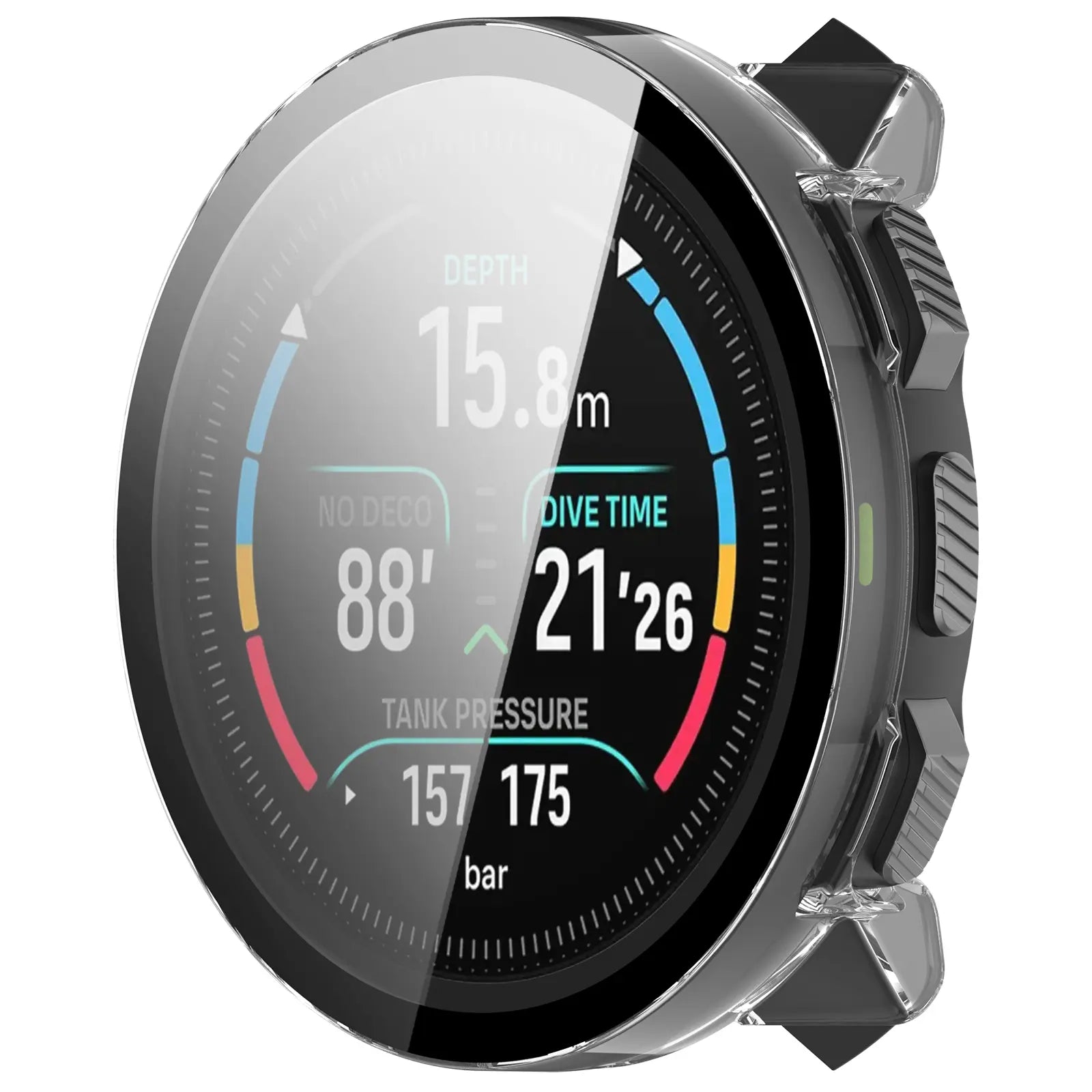 Coque en verre PC Suunto Nautic S (transparent)