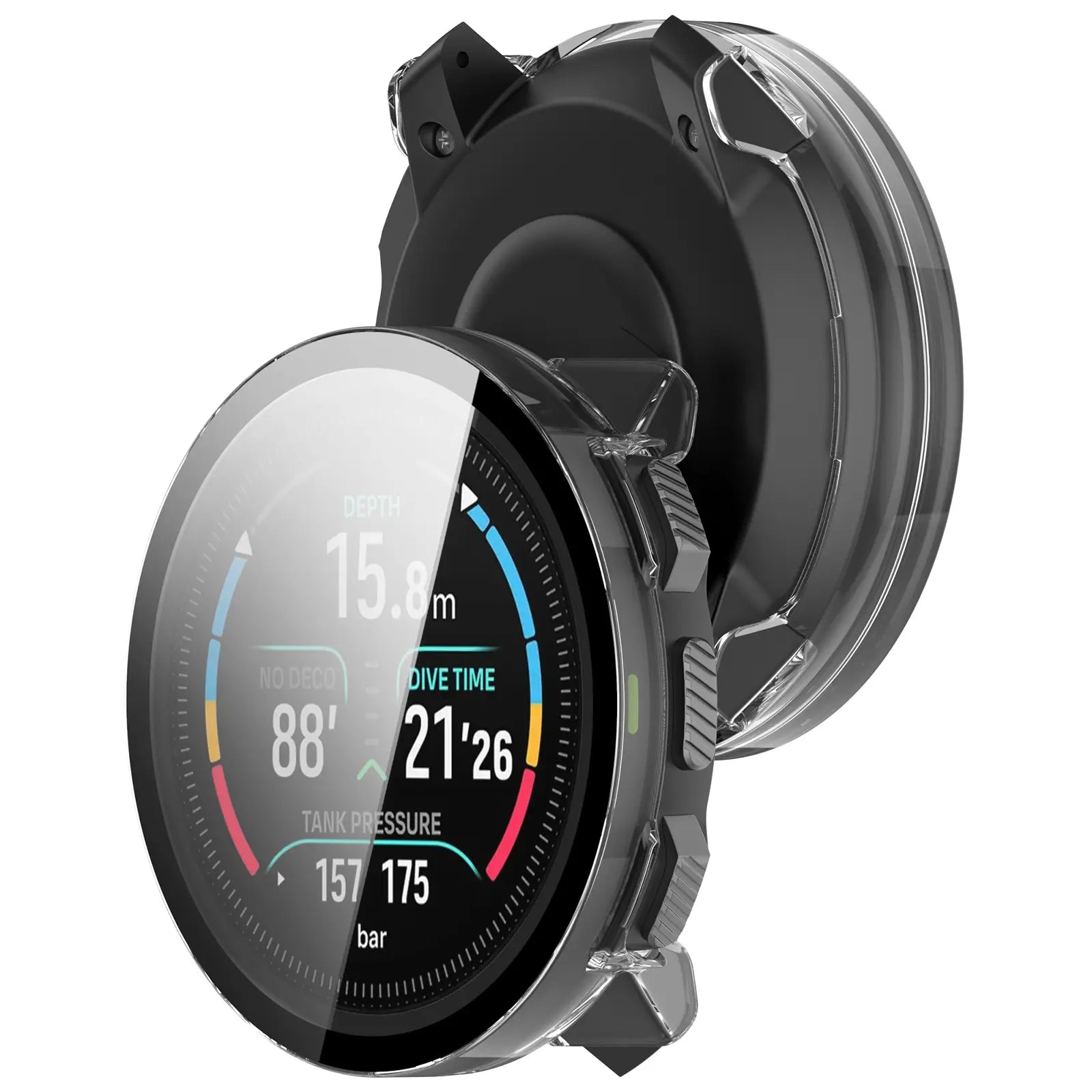 Coque en verre PC Suunto Nautic S (transparent)