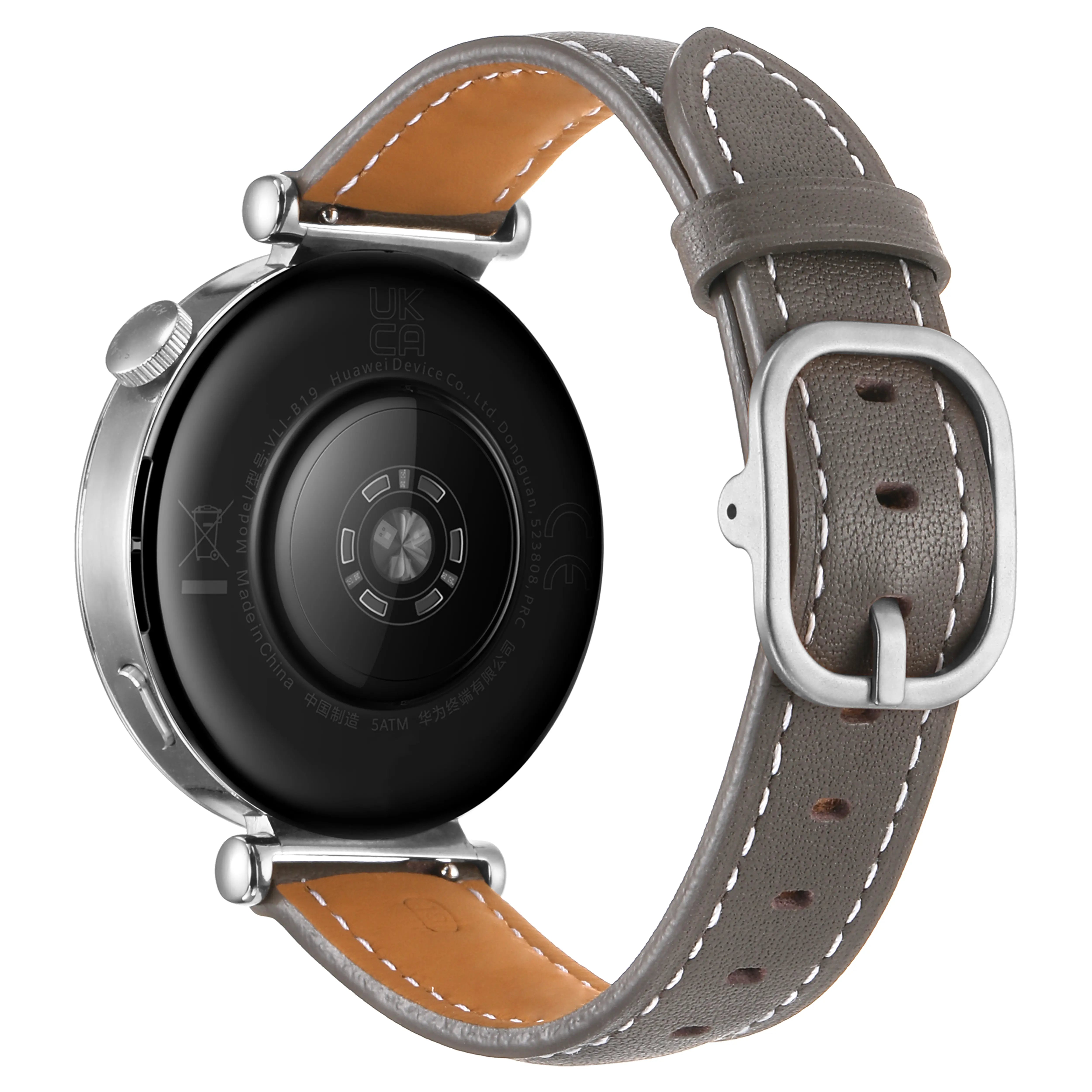 Fossil Gen 5e - 42mm Square Lederarmband (Taupe)