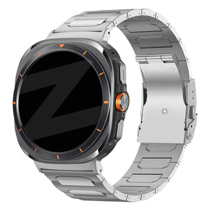 Bandz Samsung Galaxy Watch Ultra Titanium Strap 'Deluxe' (Silver)