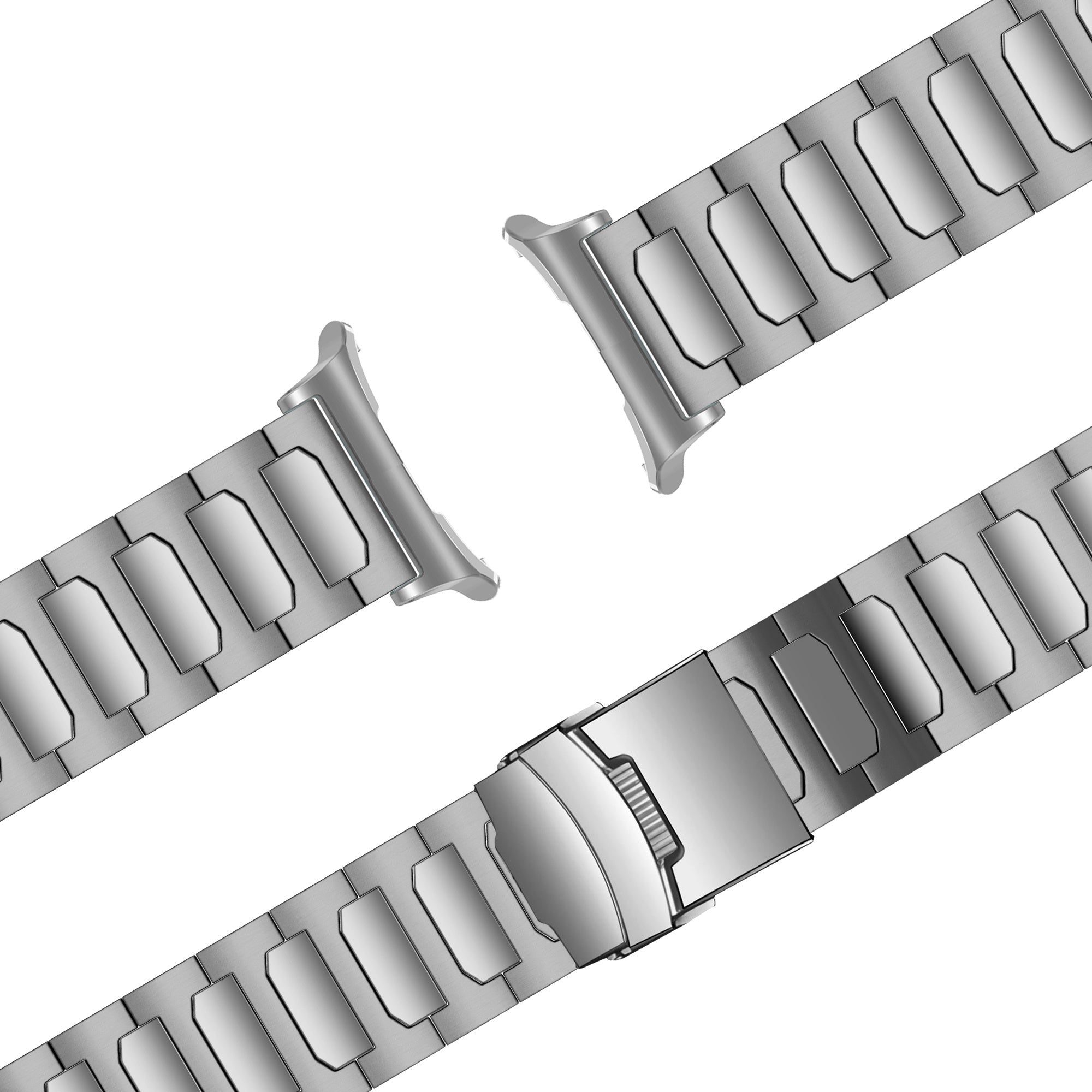 Bandz Correa titanio Samsung Galaxy Watch Ultra 'Deluxe' (plata)