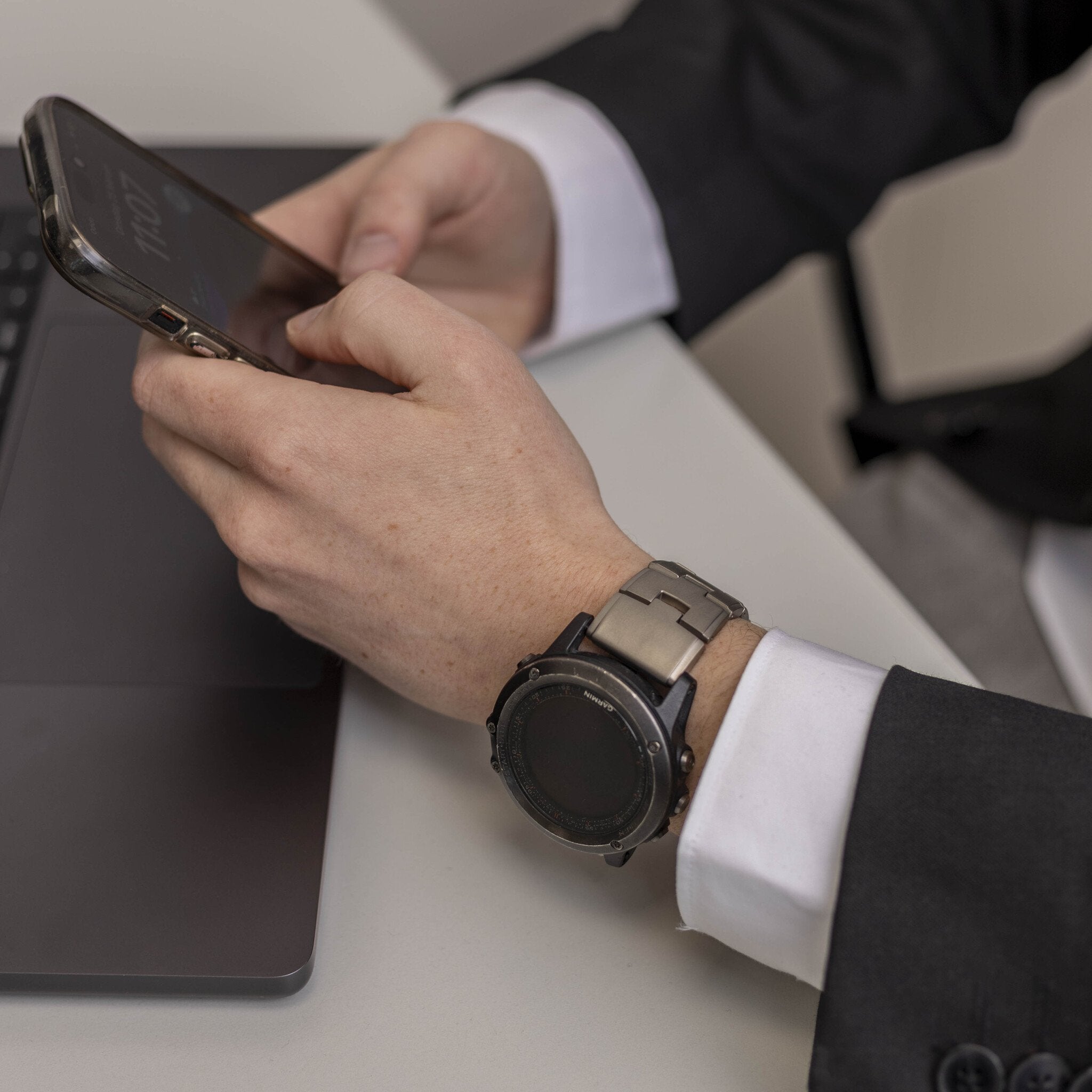 Garmin Descent MK3i - 51mm Titanium Strap (Titanium)